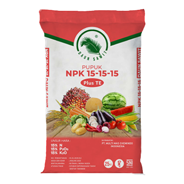 Pupuk NPK 15.15.15 Daun Sawit