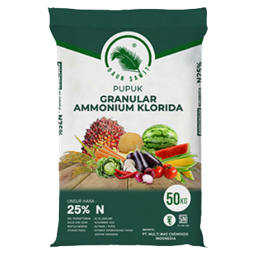 Pupuk Granular Amonium Klorida Daun Sawit