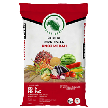 Pupuk KNO Merah Daun Sawit